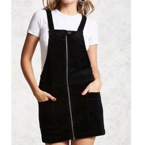 Forever 21 Black Overall Dress (NWT)